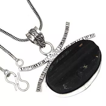 Pendant Zebra Jasper Gemstone Valentine Day Ethnic Silver Jewelry 2