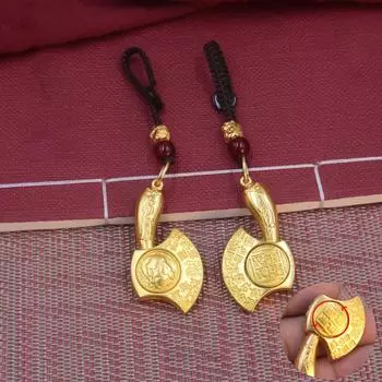 Pendant Zodiac Keychain Chinese Style Bag Hanging Small Car Key Ring Accessories rat