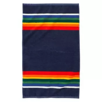 Pendleton Национальный парк Кратерное озеро Ручное полотенце одного размера, Темно-синий,
