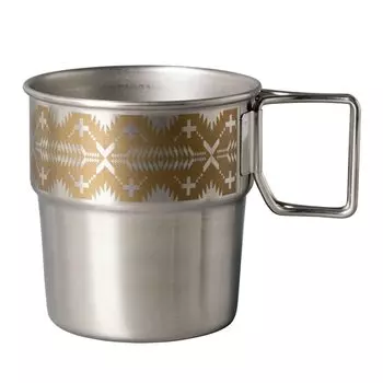 PENDLETON Stainless Steel Stacking Mug SpiderR 1SZ серебряный