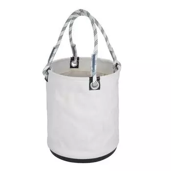 PENGGONG Холщовая круглая складная сумка для хранения инструментов сумка-органайзер для инструментов складная корзина для хранения белый