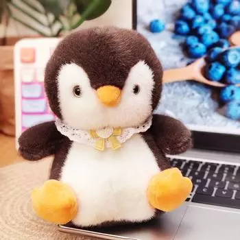 Penguin Adorable Plush Keychain Toy Cute Cartoon Kids Bedroom Decor Playtime Penguin