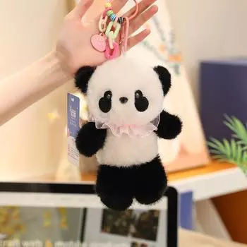 Penguin Panda Cute Fox Elephant Sheep Rabbit Dog Cartoon Animals Plush Doll Toy Panda
