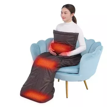 PENIOR Горячий обогреватель для ног, который полностью согревает нижнюю часть тела сертифицированный Электрический обогреватель для ног Платяной обогреватель для ног Электрическая грелка для ног Носимая котацу коричневый