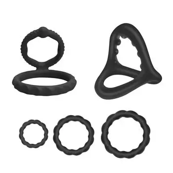 Пенис член треугольный двойной высокая эластичность множественный пенис ограничение взрослые секс-игрушки кольцо, кольцо, кольцо, кольцо, силикон, ограничения, мужское устройство,