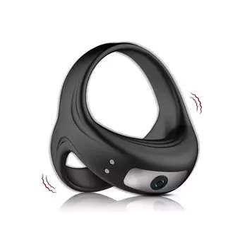 Penis Ring Electric Vibrator Penis Ring for Men Vibrator Innovative Gameplay Cock Ring 10 Dynamic Frequency Vibration Popular Adult Goods for Men