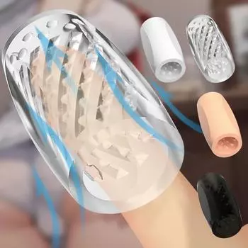 Penis Training Cock Sleeve Sex Toy for Men Male Masturbator Cup Glans Trainer Delay Exercise Sex Shop Soft TPE