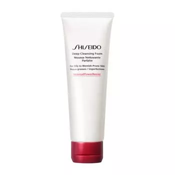 Пенка для глубокого очищения кожи SHISEIDO Skin Care 125 г Форма пены для лица Освежающий зеленый цветочный аромат Текстура пор Shiseido Официальный магазин мытья/мыла