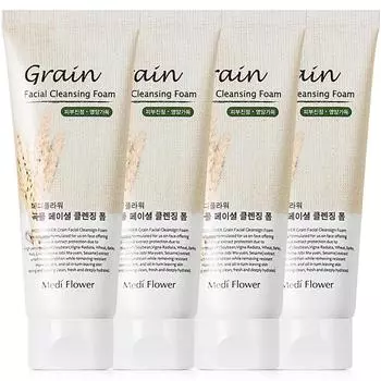 Пенка для очищения лица Mediflower Grain, 150 мл, 4 шт.