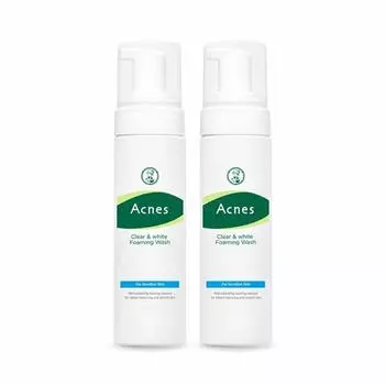 Пенка для умывания Acnes Clear & White 1+1, специальный набор