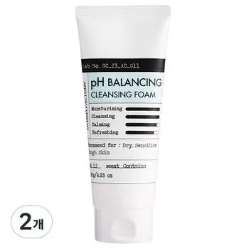 Пенка для умывания Derma Factory Panthenol pH Balancing, 120 г, 2 шт.