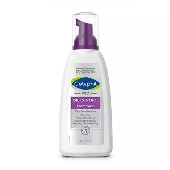 Пенка для умывания для жирной и чувствительной кожи (236 мл), Oil Control Foam Face Wash Oily, Sensitive Skin, Cetaphil