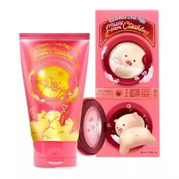 Пенка для умывания Elizavecca Clean Piggy Pinkenergy Foam Cleansing 120 мл