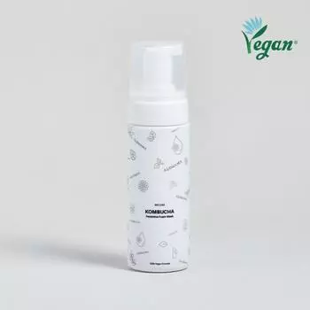 Пенка для умывания Enclear Kombucha Vegan Feminine 150 мл (Влажный тип) Пенящееся женское очищающее средство, корейские женские продукты