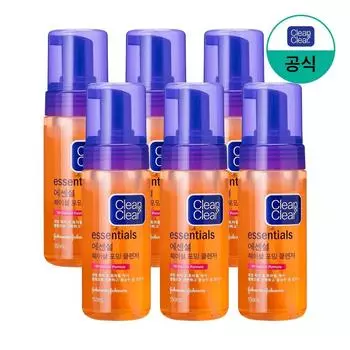 Пенка для умывания лица Clean&Clear Essential, 150 мл, 6 шт.