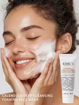 Пенка для умывания лица Kiehl s Calendula Deep Cleansing Foaming Face Wash - 1,0 жидких унций/30 мл 1.0FL.OZ./30ML