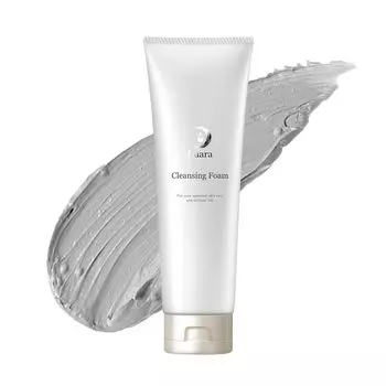 Пенка для умывания LUARA 180 г Содержит уголь и шелк Контролирует шероховатость пор Увлажняющий эффект Чувствительная жирная кожа унисекс Стоимость около 6 белый