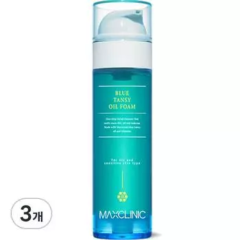 Пенка для умывания Max Clinic Blue Tanzy Oil, 110 г, 3 шт.