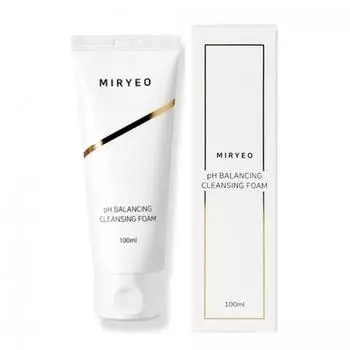 Пенка для умывания MIRYEO pH Balancing Cleansing Foam 100 мл, Средство для снятия макияжа, Глубокое очищение, Увлажнение, Корейская косметика, Kbeauty, образец