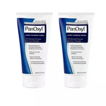 Пенка для умывания от прыщей Panoxyl, максимальная сила, 156 г, 2 шт.