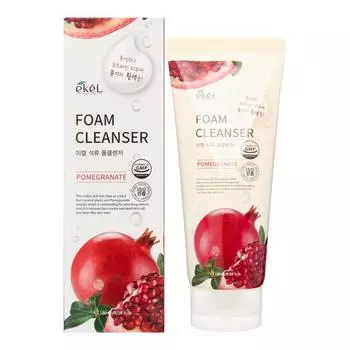 Пенка для умывания с эктрактом граната EKEL Foam Cleanser Pomegranate 180мл