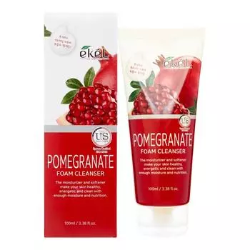 Пенка для умывания с экстрактом граната EKEL Foam Cleanser Pomegranate 100мл