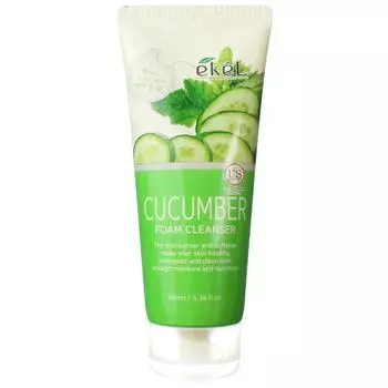 Пенка для умывания с экстрактом огурца EKEL Foam Cleanser Cucumber, Корея 100мл