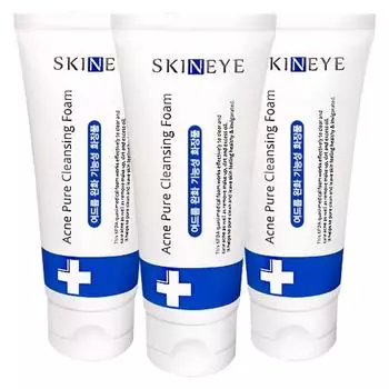 Пенка для умывания Skin Eye Acne Pure Cleansing Foam, 120 мл, 3 шт.