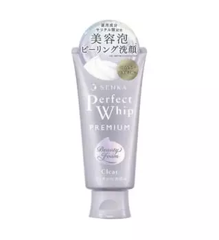 Пенка-пилинг для умывания лица Premium Perfect Whip Clear Beauty 120 г для ухода за тусклой кожей и прыщами [Для профилактики]