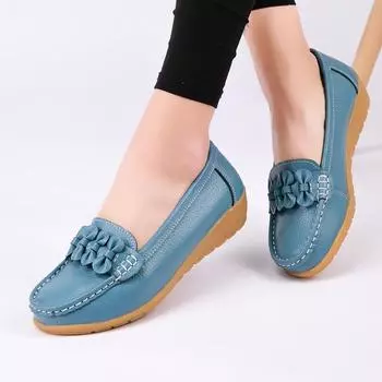 Пенни лоферы на плоской подошве для мам, кожаные мокасины для вождения, женские удобные повседневные туфли на плоской подошве без шнуровки, летняя обувь для беременных для девочек 35 чёрный