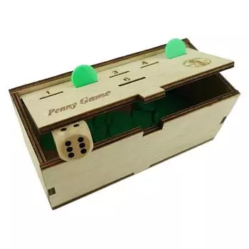 Penny Game Fun Настольная игра работает с пенни. Избавьтесь от монет, чтобы выиграть игру с монетами 14.6*6.4*6.4cm