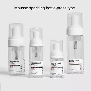 Пенный флакон-дозатор для пенообразователя Дорожный дозатор для пены Мыло для рук Средство для очищения ресниц Шампунь Мусс Многоразовые контейнеры-дозаторы 100ml