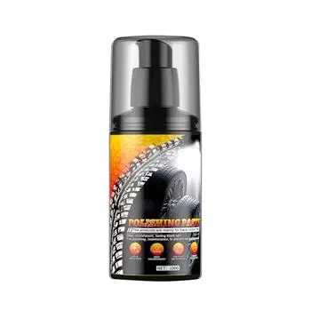 Пенный очиститель для автомобильных шин 3,38 унций, очиститель для автомобильных шин, восковое покрытие, полировочное средство для ухода за шинами, сильное обеззараживание CHINA
