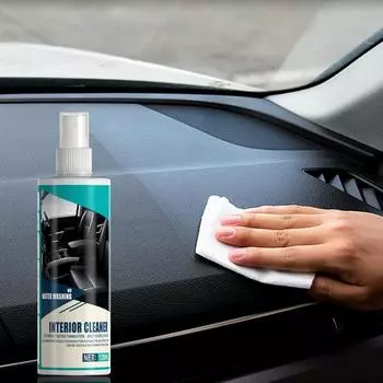 Пенный очиститель для автомобиля, очиститель салона автомобиля, 120 мл, многофункциональный очиститель салона автомобиля для тканевых инструментов, сидений, крыши, приборной панели