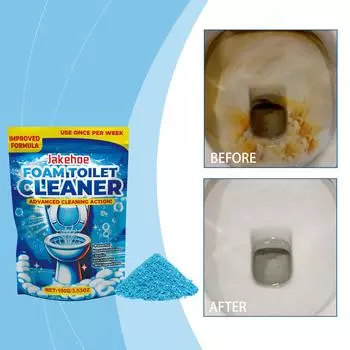 Пенный очиститель для унитаза с брызгами, бытовой туалет, ванная комната, обеззараживание и дезодорация, пена для чистки и удаления накипи, 150 мл синий