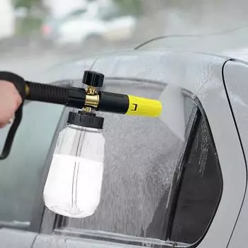 Пенный распылитель для мойки автомобилей, распылитель пены высокого давления, насадка для шланга, регулируемый распылитель пены, чистящие средства для грузовиков