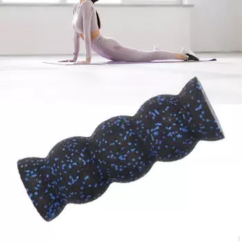 Пенный роликовый массажный инструмент, колонка для йоги высокой плотности, для восстановления мышц после тренировки, 30cmx10.5cm