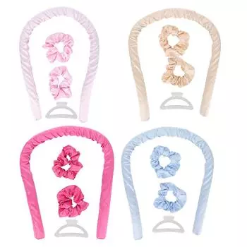 Пенный валик для завивки волос, безнагревательные бигуди, повязка на голову, инструмент для завивки волос «сделай сам», инструмент для сна Pink