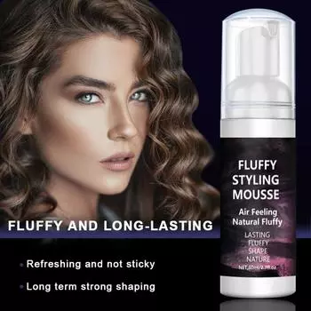 Пенный воск для укладки для мужчин и женщин, увлажняющий, стойкий, салонный воск для укладки, 80 мл One Size