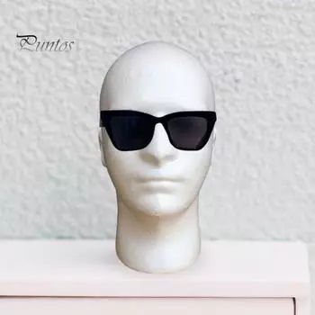 Пенопластовая голова манекена для париков, шапки, шарф, легкая витрина, держатель для парика для салона рисования своими руками белый