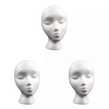 Пенопластовая женская голова манекена парики очки шляпа дисплей держатель прочные подставки модели