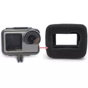 Пенопластовое ветровое стекло Ветрозащитная крышка для Osmo-Action Губка Шумоподавление Ветрозащитная крышка корпуса