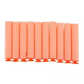 Пенопластовые дротики диаметром 7,2 см для серии запасных частей для игрушечных пистолетов, оранжевый цвет