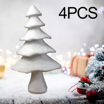 Пенопластовые елки настольные украшения декор праздничное украшение ремесла своими руками дом 28cmx17cmx7.3cm