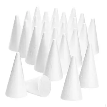 Пенопластовые конусы Рождественские украшения для вечеринки Рождественские елки Настольное украшение Style E