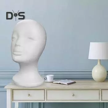 Пенопластовый парик, высокий женский манекен, шиньоны, держатель для дисплея, шляпы, солнцезащитные очки, подставка для наушников, головной убор, косметика, модель, опора для головы Women