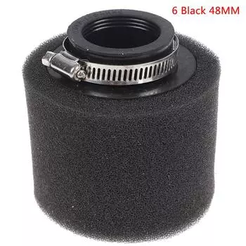 Пенопластовый воздушный фильтр с прямой шеей, губка, очиститель, скутер, грязевой велосипед, мотоцикл 50mm