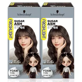 Пенящаяся краска для волос Freshlight, сахарный пепел, 2 шт.