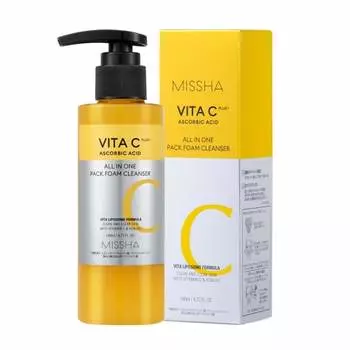 Пенящаяся маска для умывания лица Missha Vitasea Plus (140мл)