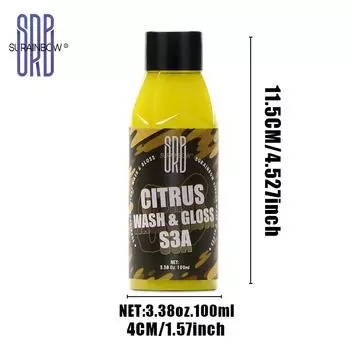 Пенящееся мыло для мытья автомобиля Citrus Wash & Gloss (Работает с пенными пушками, пистолетами или мойками с ведром) Для автомобилей, грузовиков, мотоциклов, автофургонов